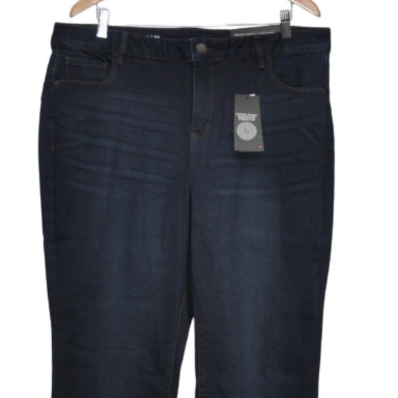 Avenue Denim Boot Leg Jeans Size 26T - Picture 2 of 6